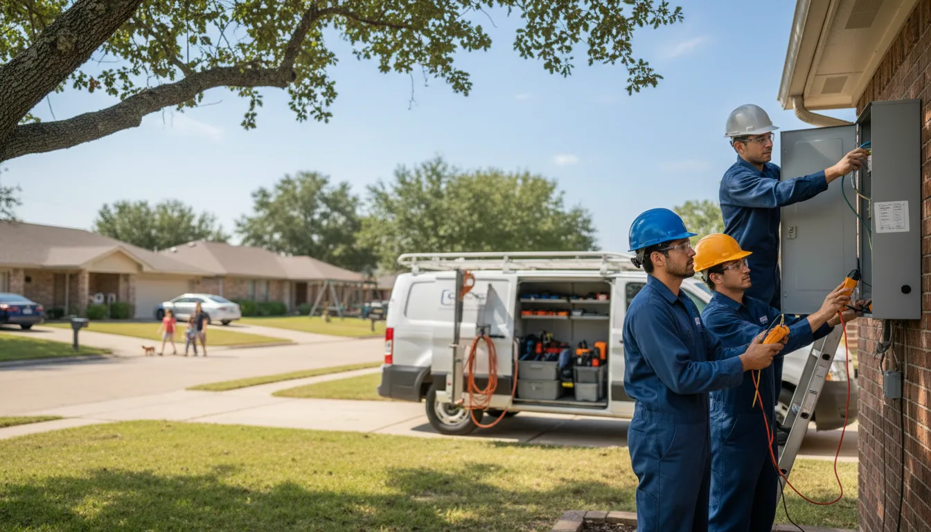 Certified electrician providing emergency electrical services in Garland, NC